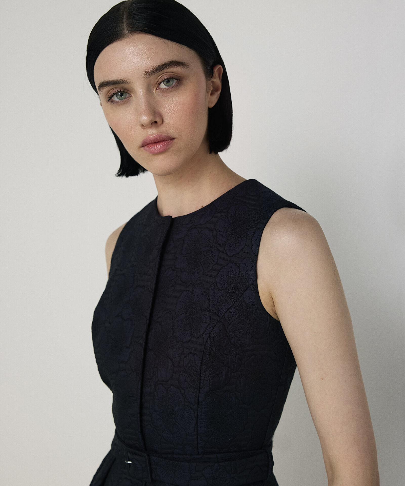 ÇİÇEK JAKARLI ELBİSE — photo 4