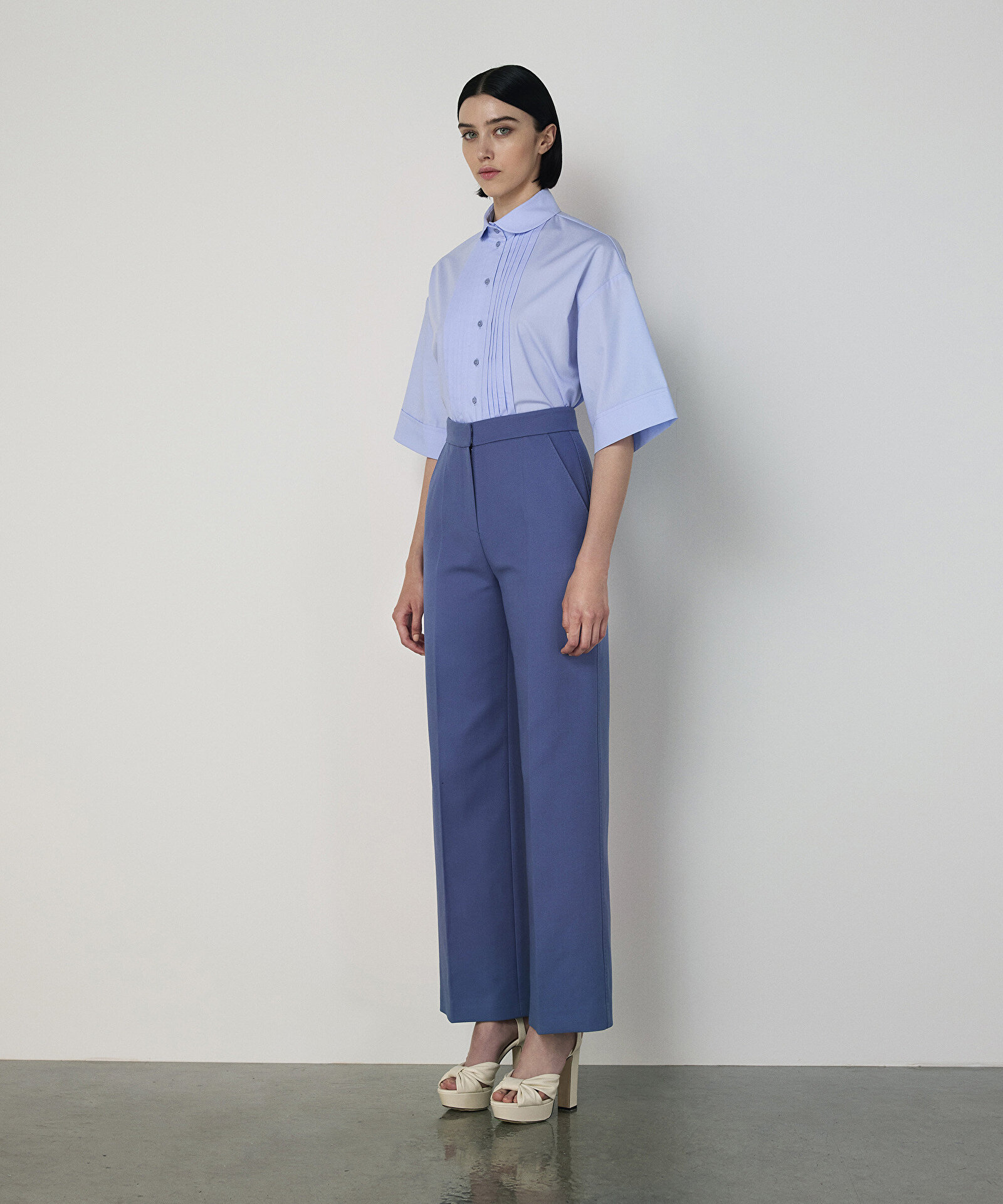 CEPLİ WIDE LEG FİT PANTOLON — photo 3