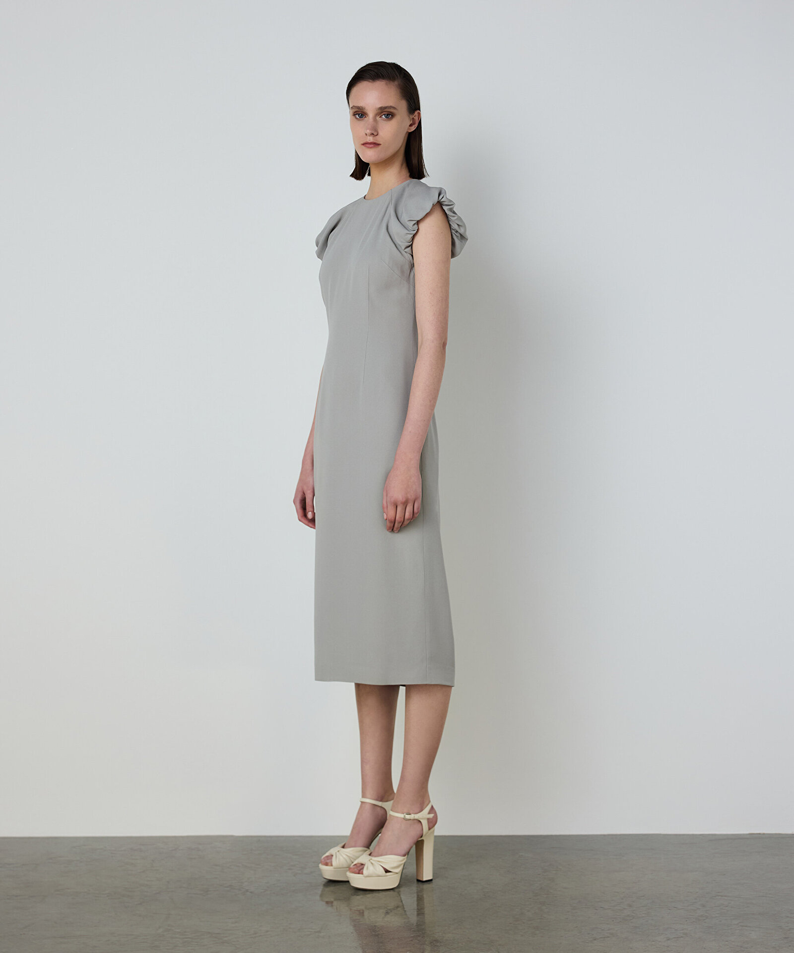 BALON KOL MİDİ ELBİSE — photo 4