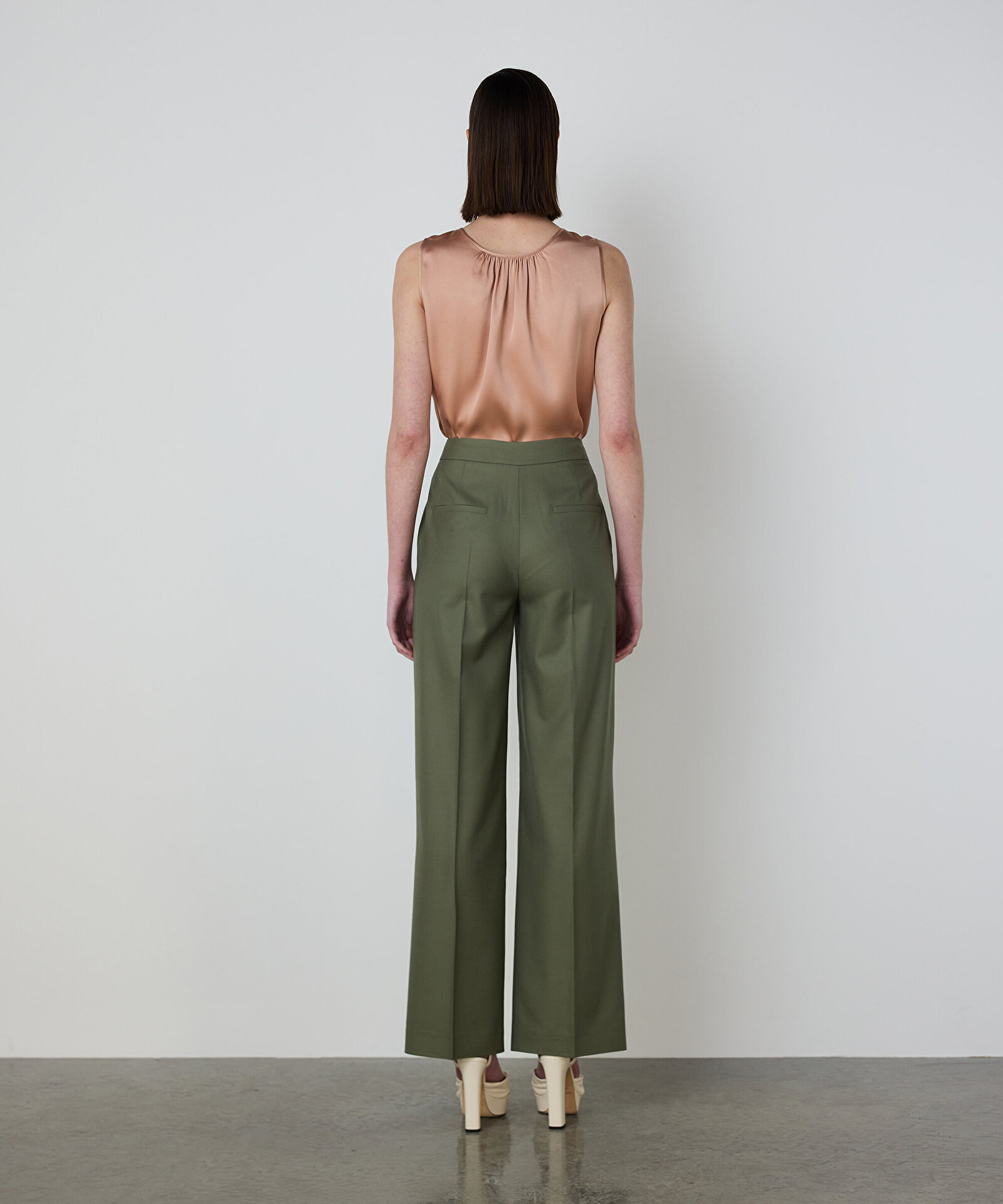 WIDE LEG YÜN PANTOLON