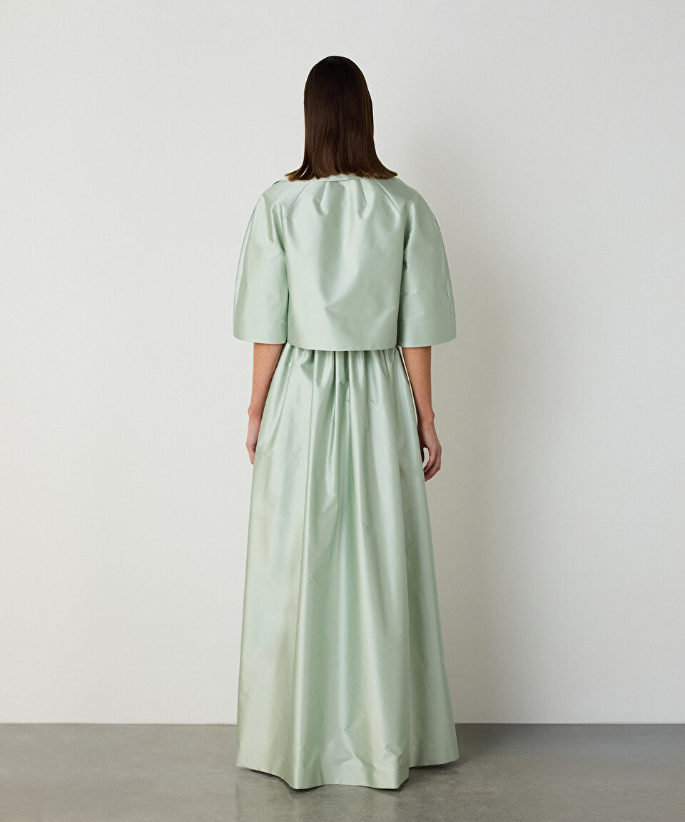 Yeşil Saten kap MS1250055001128 | MACHKA | Machka